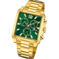 Lotus Herrenuhr Edelstahl gold Lotus Classic Armbanduhr UL18853/3