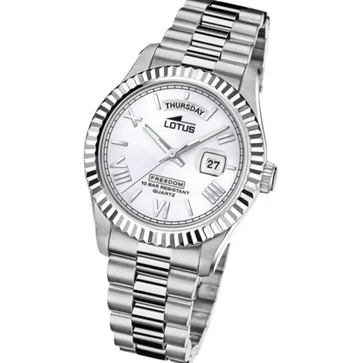 Lotus Herrenuhr Edelstahl silber Lotus Classic Armbanduhr UL18854/1