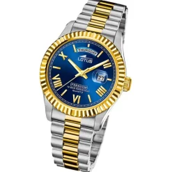 Lotus Herrenuhr Edelstahl blau Lotus Classic Armbanduhr UL18855/2
