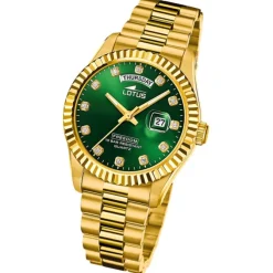 Lotus Herrenuhr Edelstahl gold Lotus Classic Armbanduhr UL18857/6