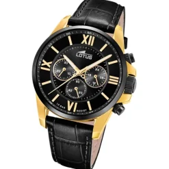 Lotus Herrenuhr Edelstahl schwarz Lotus Classic Armbanduhr UL18882/1