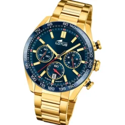 Lotus Herrenuhr Edelstahl gold Lotus Classic Armbanduhr UL18917/4