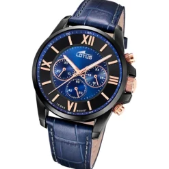 Lotus Herrenuhr Edelstahl blau Lotus Classic Armbanduhr UL18881/2