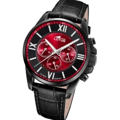 Lotus Herrenuhr Edelstahl schwarz Lotus Classic Armbanduhr UL18881/4