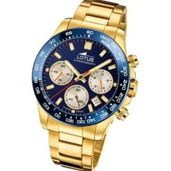 Lotus Herrenuhr Edelstahl gold Lotus Classic Armbanduhr UL18914/4