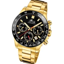 Lotus Herrenuhr Edelstahl gold Lotus Classic Armbanduhr UL18914/6