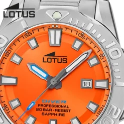 Lotus Herrenuhr Edelstahl silber Lotus Classic Armbanduhr UL18926/3
