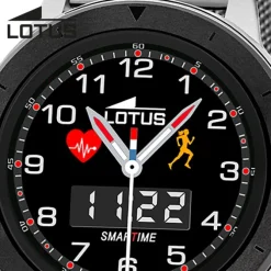 Lotus Herrenuhr Edelstahl Leder schwarz Multifunktion Armbanduhr UL50021/1