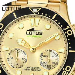 Lotus Herrenuhr Edelstahl gold Lotus Classic Armbanduhr UL18802/1