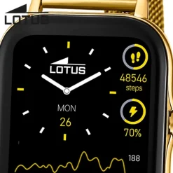 Lotus Herrenuhr Edelstahl gold Lotus Multifunktion Armbanduhr UL50049/1