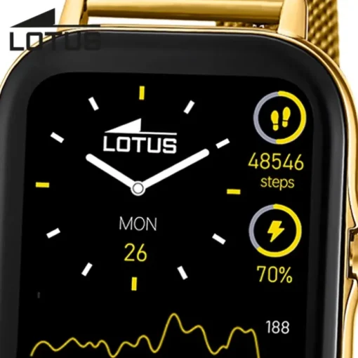 Lotus Herrenuhr Edelstahl gold Lotus Multifunktion Armbanduhr UL50049/1