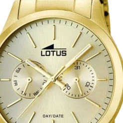 Lotus Herrenuhr Edelstahl gold Lotus Minimalist Armbanduhr UL15955/2