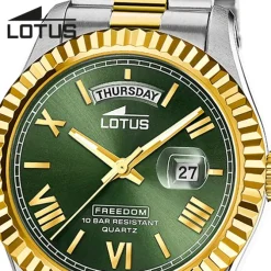Lotus Herrenuhr Edelstahl silbergold Lotus Classic Armbanduhr UL18855/3