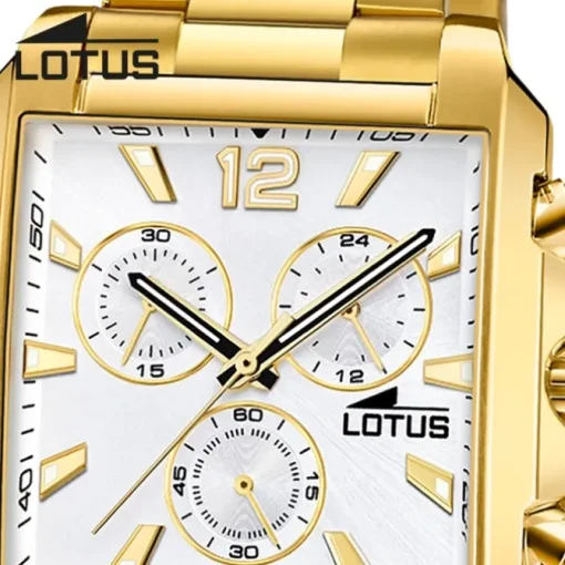 Lotus Herrenuhr Edelstahl gold Lotus Classic Armbanduhr UL18853/1