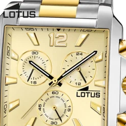 Lotus Herrenuhr Edelstahl silbergold Lotus Classic Armbanduhr UL18852/5