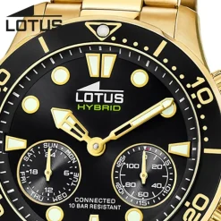 Lotus Herrenuhr Edelstahl gold Lotus Classic Armbanduhr UL18802/2