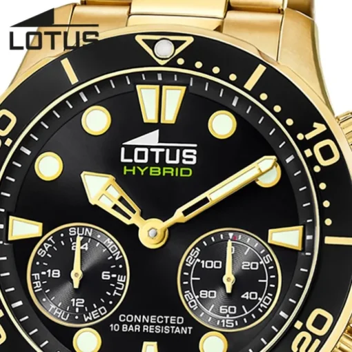 Lotus Herrenuhr Edelstahl gold Lotus Classic Armbanduhr UL18802/2