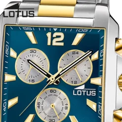 Lotus Herrenuhr Edelstahl silbergold Lotus Classic Armbanduhr UL18852/6