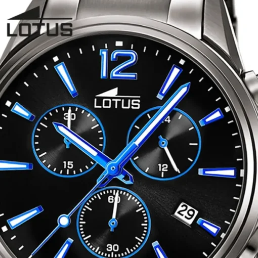 Lotus Herrenuhr Edelstahl grau Lotus Classic Armbanduhr UL18682/6