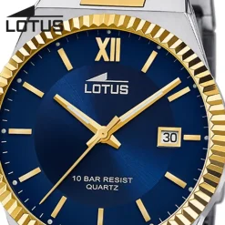 Lotus Herrenuhr Edelstahl silbergold Lotus Classic Armbanduhr UL18836/2