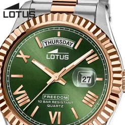 Lotus Herrenuhr Edelstahl silbergold Lotus Classic Armbanduhr UL18856/3