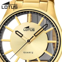 Lotus Herrenuhr Edelstahl gold Lotus Classic Armbanduhr UL18903/1