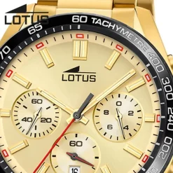 Lotus Herrenuhr Edelstahl gold Lotus Classic Armbanduhr UL18917/1