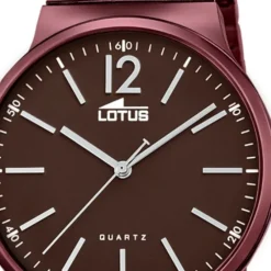 Lotus Herren-Uhr Edelstahl aubergine lila 18468/1 Quarz Minimalist UL18468/1