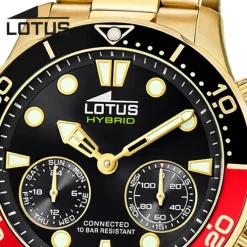 Lotus Herrenuhr Edelstahl gold Lotus Classic Armbanduhr UL18802/4