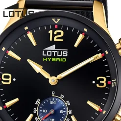 Lotus Herrenuhr Edelstahl schwarz Lotus Classic Armbanduhr UL18804/1