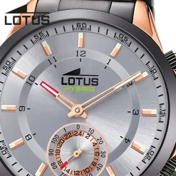 Lotus Herrenuhr Edelstahl grau Lotus Classic Armbanduhr UL18808/1