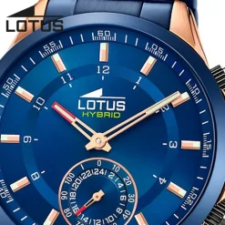 Lotus Herrenuhr Edelstahl blau Lotus Classic Armbanduhr UL18809/1