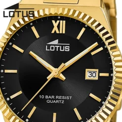 Lotus Herrenuhr Edelstahl gold Lotus Classic Armbanduhr UL18837/3
