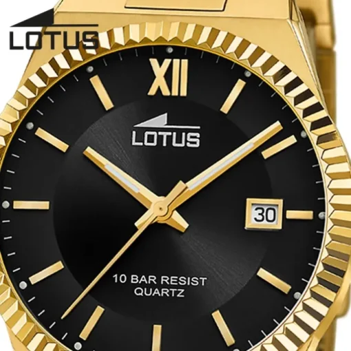 Lotus Herrenuhr Edelstahl gold Lotus Classic Armbanduhr UL18837/3