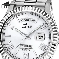 Lotus Herrenuhr Edelstahl silber Lotus Classic Armbanduhr UL18854/1