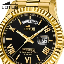 Lotus Herrenuhr Edelstahl gold Lotus Classic Armbanduhr UL18857/4