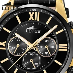 Lotus Herrenuhr Edelstahl schwarz Lotus Classic Armbanduhr UL18882/1