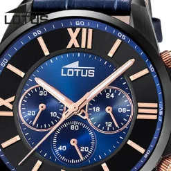 Lotus Herrenuhr Edelstahl blau Lotus Classic Armbanduhr UL18881/2