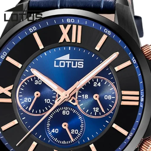 Lotus Herrenuhr Edelstahl blau Lotus Classic Armbanduhr UL18881/2