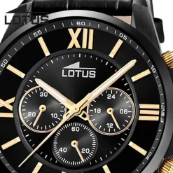 Lotus Herrenuhr Edelstahl schwarz Lotus Classic Armbanduhr UL18881/3