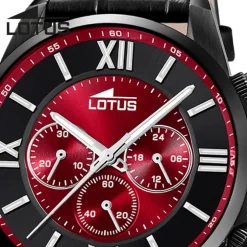 Lotus Herrenuhr Edelstahl schwarz Lotus Classic Armbanduhr UL18881/4