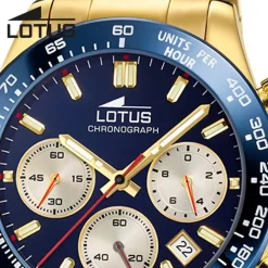 Lotus Herrenuhr Edelstahl gold Lotus Classic Armbanduhr UL18914/4