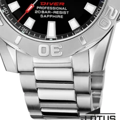 Lotus Herrenuhr Edelstahl silber Lotus Classic Armbanduhr UL18926/4