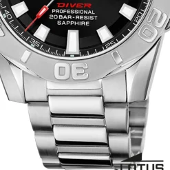 Lotus Herrenuhr Edelstahl silber Lotus Classic Armbanduhr UL18926/6