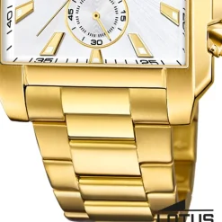 Lotus Herrenuhr Edelstahl gold Lotus Classic Armbanduhr UL18853/1