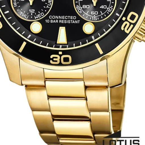 Lotus Herrenuhr Edelstahl gold Lotus Classic Armbanduhr UL18802/2