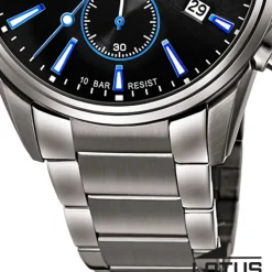 Lotus Herrenuhr Edelstahl grau Lotus Classic Armbanduhr UL18682/6