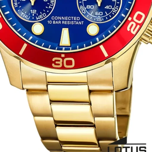 Lotus Herrenuhr Edelstahl gold Lotus Classic Armbanduhr UL18802/3