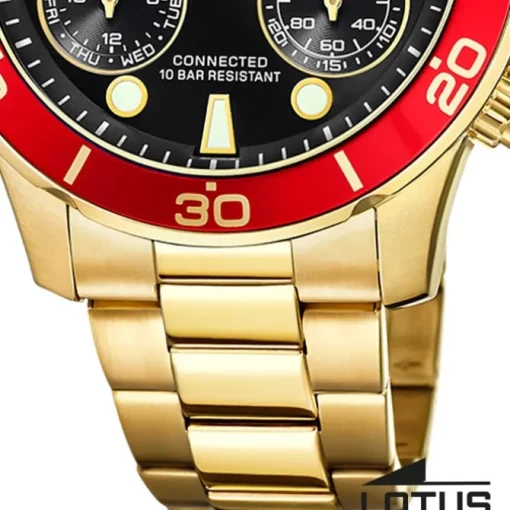 Lotus Herrenuhr Edelstahl gold Lotus Classic Armbanduhr UL18802/4
