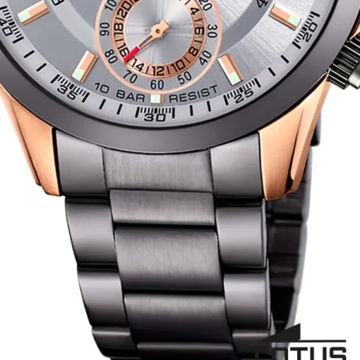 Lotus Herrenuhr Edelstahl grau Lotus Classic Armbanduhr UL18808/1
